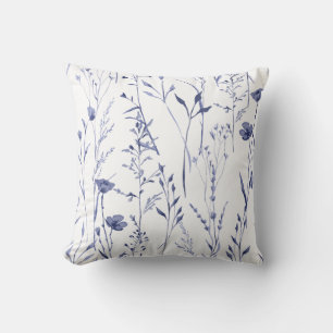 Whimsical Watercolor Flora Cushion