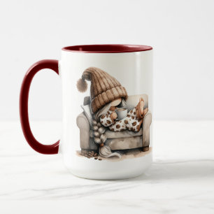 Whimsical Watercolor Gnome Gift Mug