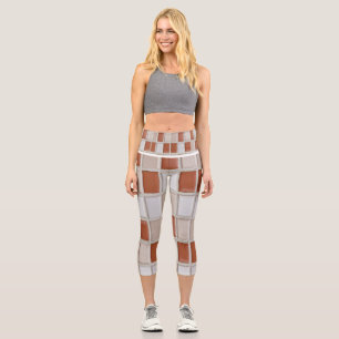 Whimsical Watercolor Wildflower Pattern Women's Le Capri Leggings