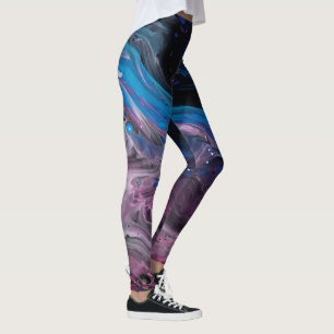 Whimsical Watercolor Wildflower Pattern Women's Le Leggings