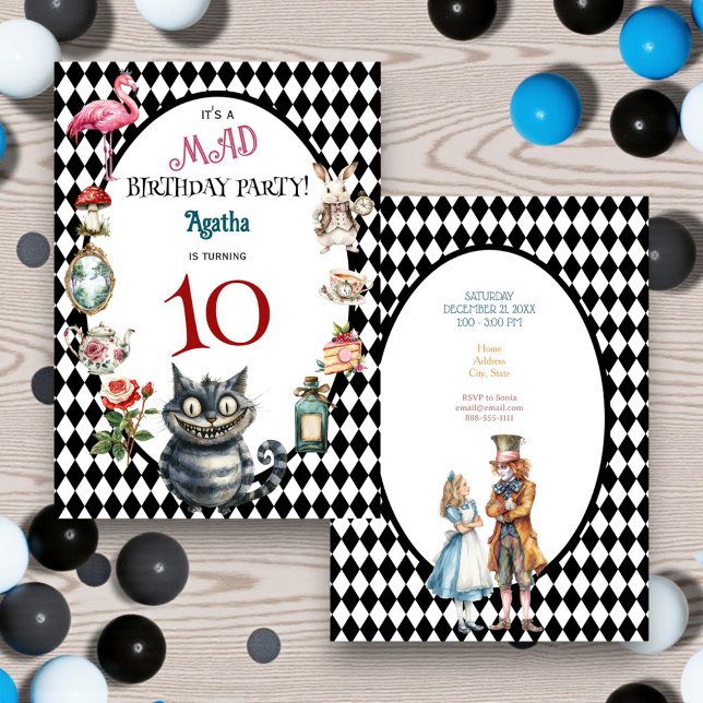 Whimsical Watercolor Wonderland Birthday Party Invitation (Creator Uploaded)
