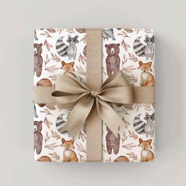Whimsical Watercolor Woodland Animals  Tissue Paper (Creator Uploaded)