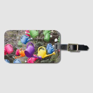 Whimsical Watering Cans Luggage Tag