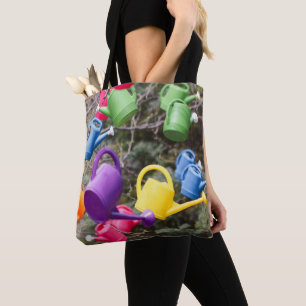 Whimsical Watering Cans Tote Bag