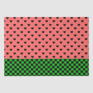 Whimsical Watermelon Colours Patterned Tissue Paper