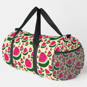 Whimsical Watermelons Cute Summer Fruit Pattern  Duffle Bag