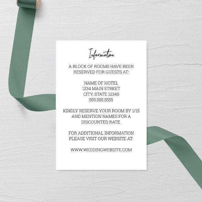 Whimsical Wedding Enclosure Card (Creator Uploaded)