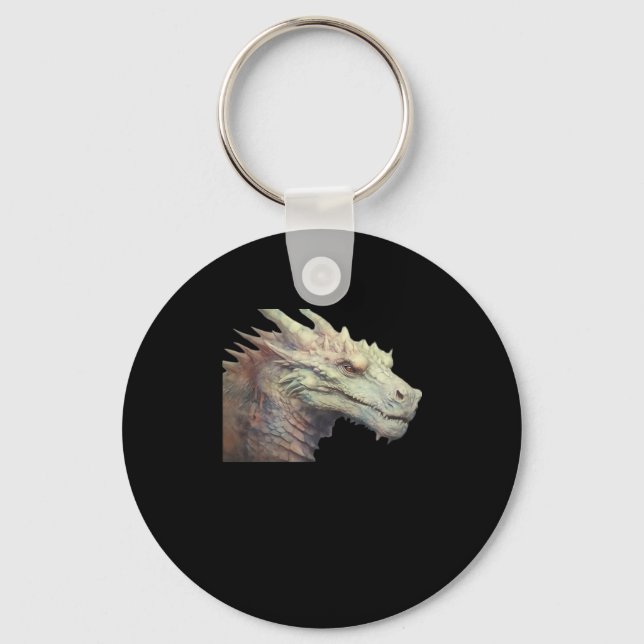 Whimsical Whimsigoth Fantasy Art Key Ring (Front)