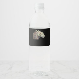 Whimsical Whimsigoth Fantasy Art Water Bottle Label