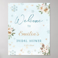 Whimsical White Winter Snow Frozen Bridal Shower