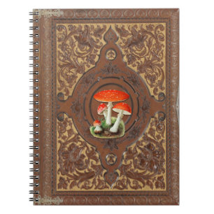 Whimsical Wild Mushroom Notebook