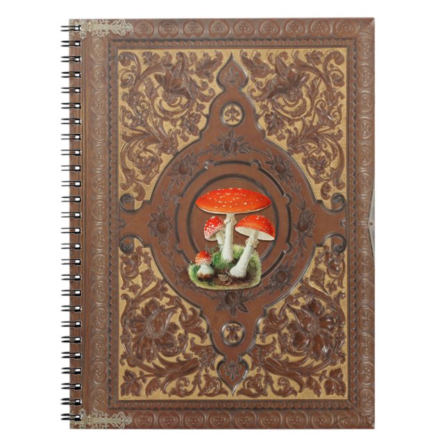 Whimsical Wild Mushroom Notebook (Front)