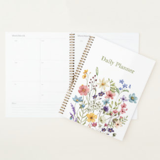 Whimsical Wildflower Bloom Colorful Spring Planner