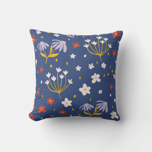 Whimsical Wildflower Meadow Cushion
