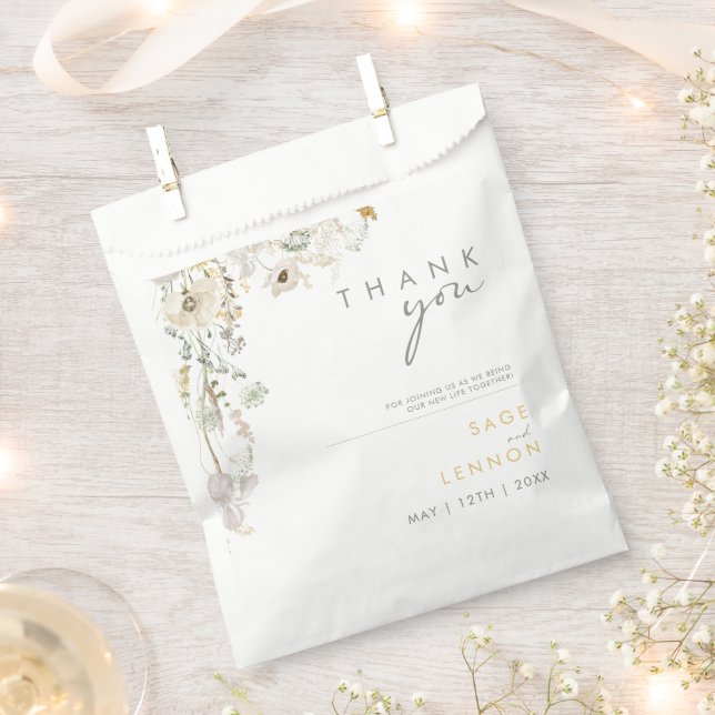 Whimsical Wildflower | Meadow Favour Bag (Clipped)