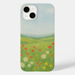 Whimsical Wildflower Meadow Landscape Case-Mate iPhone 14 Case