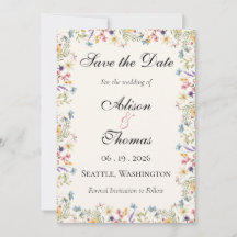 Whimsical Wildflower Meadow Wedding