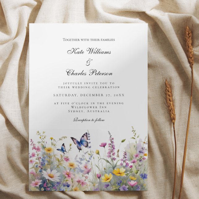 Whimsical Wildflower Meadows Invitation (Creator Uploaded)