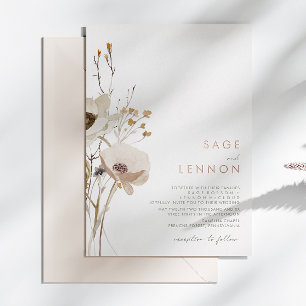 Whimsical Wildflower Rose Gold