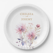 Whimsical Wildflower Watercolor Design Wedding