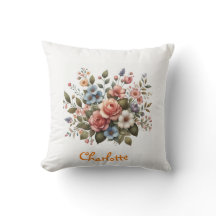 Whimsical wildflowers botanical garden decorative