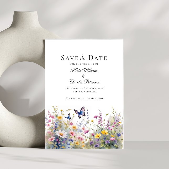Whimsical Wildflowers Meadows Save the date (Creator Uploaded)