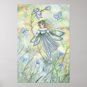 Whimsical Wind Fairy Poster by Molly Harrison