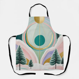 Whimsical Winter Dreamscape Apron