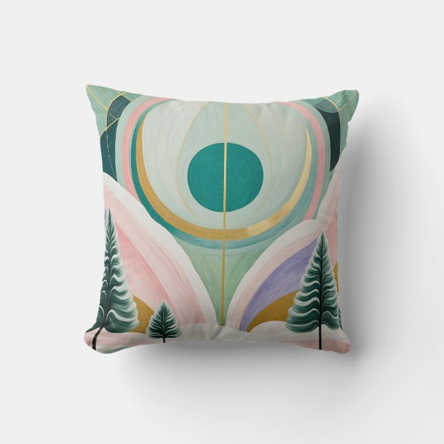 Whimsical Winter Dreamscape Cushion (Front)