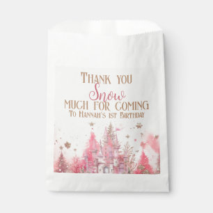 Whimsical Winter Princess Fairytale Birthday Favour Bag