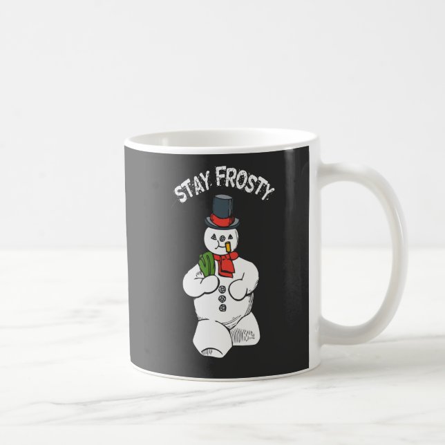  Whimsical Winter  Snowman Coffee Mug (Right)