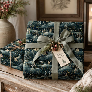 Whimsical Winter Woodland Christmas Wrapping Paper