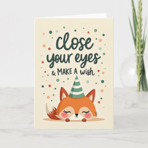 Whimsical Wish Animal Card