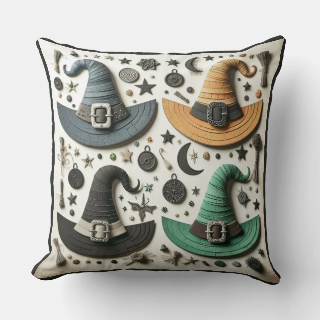 Whimsical Witches II Cushion (Front)
