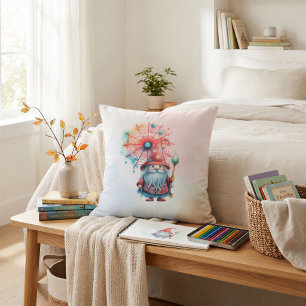 Whimsical Wizard Storybook Halloween Room Decor Cushion