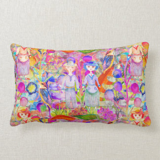 WHIMSICAL WONDERLAND GARDEN LUMBAR CUSHION