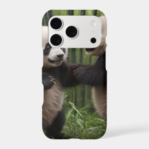 Whimsical Wonders: Baby Pandas Play in Forest