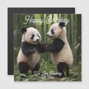 Whimsical Wonders: Baby Pandas Play in Forest