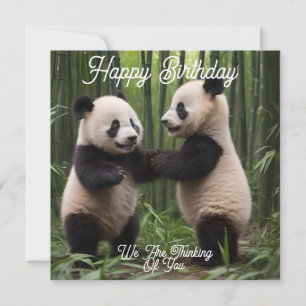 Whimsical Wonders: Baby Pandas Play in Forest
