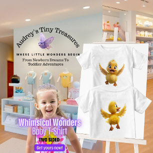 Whimsical Wonders Baby Short Sleeve Duck T-Shirt