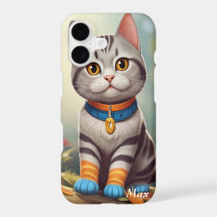 Whimsical Woodland America Shorthair Cat
