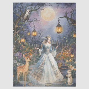 Whimsical Woodland Animals & Fairy Decoupage Paper
