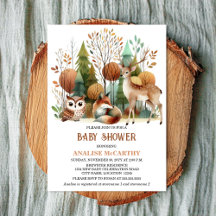 Whimsical Woodland Baby Shower