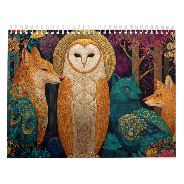 Whimsical Woodland Creatures Calendar (Cover)