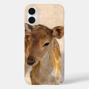 Whimsical Woodland Deer Photography iPhone 16 Plus Case