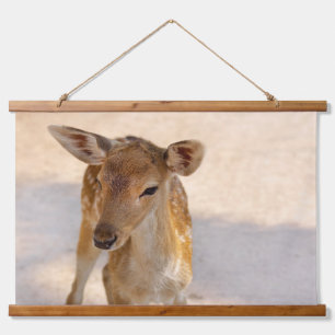 Whimsical Woodland Deer Photography Hanging Tapestry