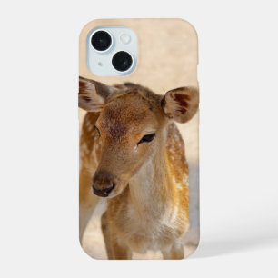 Whimsical Woodland Deer Photography iPhone 15 Case