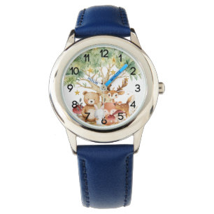 Whimsical Woodland Forest Animals Kids Watch