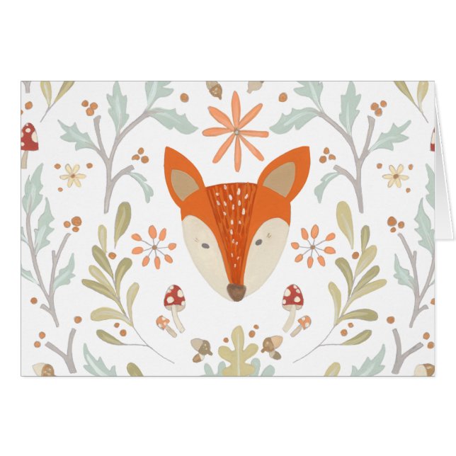 Whimsical Woodland Fox (Front Horizontal)