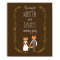 Whimsical Woodland Foxes Wedding Sign